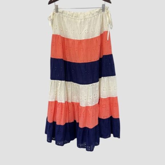 Anthropologie Hutch Multicolor Cotton Maxi Skirt S - Picture 2 of 6